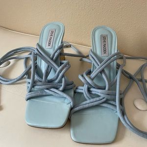 Steve Madden lace up sandals wedges